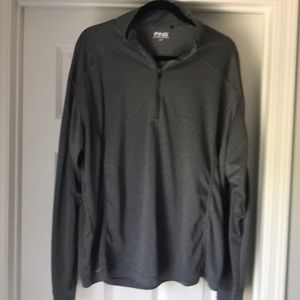 Ping dark grey 1/4 zip L